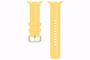 Keltainen Samsung SNL34SY Sport Band -kellonranneke (S/M) Galaxy Watch9- ja Galaxy Watch8 -malleille