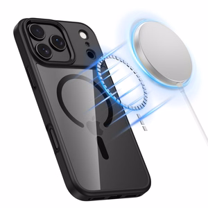 Tech-Protect MagMat MagSafe Suojakuori iPhone 17 Pro Max:lle - Kirkas Musta