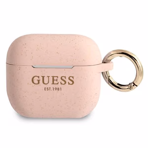 Guess GUA3SGGEP AirPods 3:n suojus vaaleanpunainen/vaaleanpunainen Silikoni Glitter