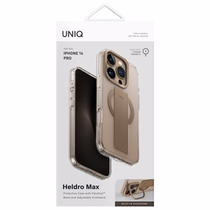 Uniq Heldro Max Magclick lataussuojakuori iPhone 16 Pro - kulta