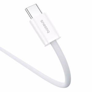 Baseus Superior Series ll USB-C - USB-C 30W 480Mb/s -kaapeli 1 m - valkoinen