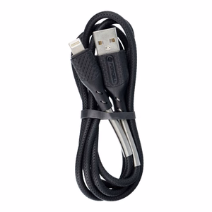 Kaapeli USB A - Lightning Forcell F-Energy 2,4A 12W Carbon 1 m CB-01A musta