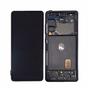 LCD screen Samsung G780F S20 FE with touch screen and frame Cloud Navy OLED (real size)