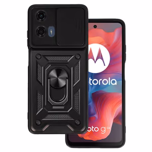 Slide Camera Armor Case for Motorola Moto G24 black
