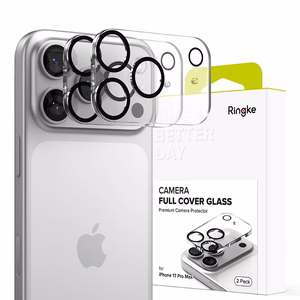 Ringke Camera Full Cover 2-pack iPhone 17 Pro Max:lle - Musta