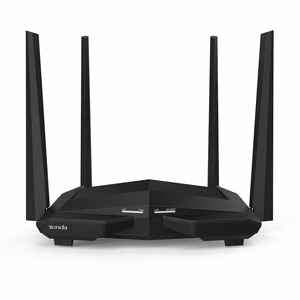 Tenda AC10 langaton reititin Gigabit Ethernet kaksikaistainen (2,4 GHz / 5 GHz) musta