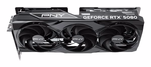 PNY GeForce RTX 5080 Overclocked Triple Fan NVIDIA näytönohjain, 16 GB GDDR7