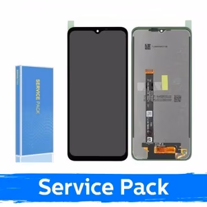LCD-näyttö yhteensopiva Samsung G556 Xcover 7 musta (Service Pack / Aftermarket)(NF versio)