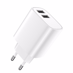 Forever LS-03 seinälaturi 2xUSB 2,4A (valkoinen)
