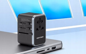 Vention 65W GaN Matkasovitin ja Laturi 2x USB-A 2x USB-C