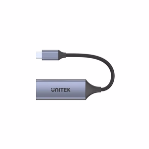 Unitek USB-C - RJ45 sovitin, 1 Gbps, PD 100 W