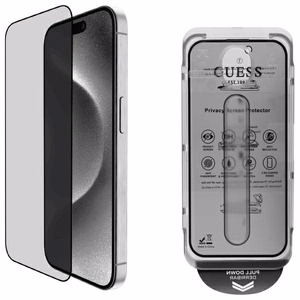 Guess Screen Protector Privacy 2.5D Outline tempered glass for iPhone 16 Pro