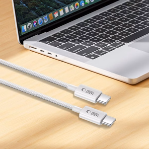 Kaapeli Tech-Protect Ultraboost Lite USB-C PD60W/3A 100 cm - harmaa