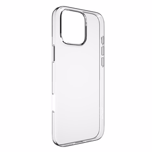 Puro 03 Nude Silikoninen Suojakuori iPhone 16 Pro Maxille - läpinäkyvä