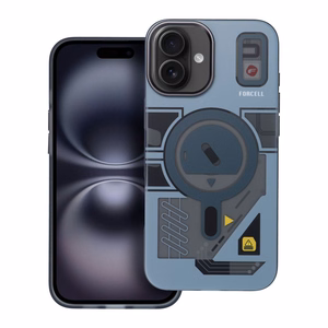 Suojakuori iPhone 16 PLUS:lle Forcell F-Protect Levels Dual Layer 4D MagSafe-yhteensopiva Military Drop-Test cyber grey