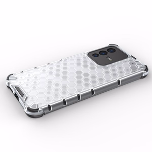 Honeycomb tapauksessa panssaroitu kansi geelirunko Vivo V23 5G läpinäkyvää varten