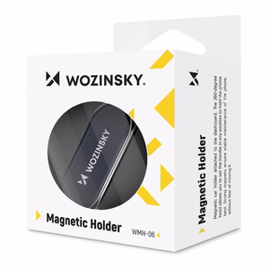 Wozinsky itseliimautuva Magneettinen auton kiinnike 360 kojelautaan hopeinen (WMH-06)