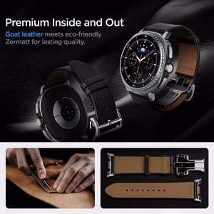 Spigen Enzo Samsung Galaxy Watch 8/Classic (40/44/46mm) musta