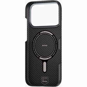 Musta Benks Magnetic Armor Air 600D kevlar- ja metallikehyksinen suojakuori (C.K.FL.AP.BK.A072) malleihin iPhone 18 Pro / iPhone 17 Pro