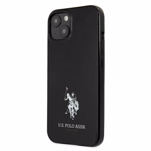 US Polo USHCP13SUMHK iPhone 13 mini 5.4" musta/musta kovakotelo Hevoset Logo