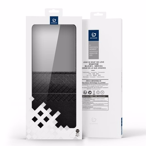 Dux Ducis Brill nahkakotelo Samsung Galaxy Z Flip 6 / Z Flip 7 FE - musta