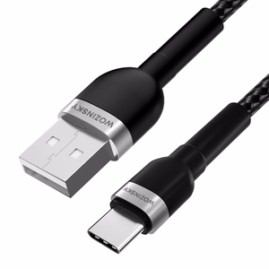 Wozinsky WNBAC2 USB-A / USB-C 2,4A -kaapeli 2 m - musta