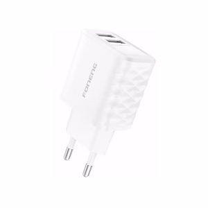 Laturi Foneng EU53 2.4A 2xUSB-A Valkoinen