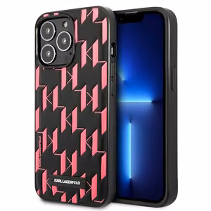 Karl Lagerfeld Monogram Plaque Suojakuori iPhone 13 Pro / 13 6.1" - Vaaleanpunainen