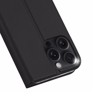DUX DUCIS Skin Pro Lompakkosuojakuori iPhone 16 Pro:lle - musta