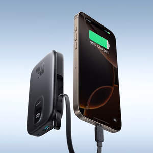 External battery Power Bank Joyroom JR-PBF17 22.5W with USB-C cable 10000mAh black