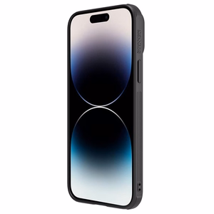 Nillkin CamShield Nahka S Kotelo iPhone 14 Pro Max kotelo kameran suojus musta