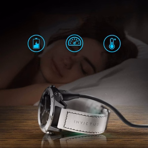 Tech-Protect MC04 UltraBoost USB-A -kaapeli Garmin-kellolle 1m - musta