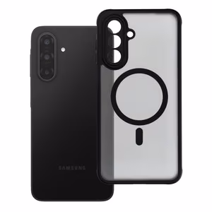 Suojakuori Samsung A17:lle Full Matte Mag Cover yhteensopiva MagSafe musta
