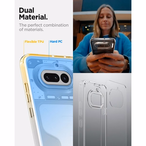 Spigen Ultra Hybrid -suojakuori Nothing Phone 4A -mallille, läpinäkyvä