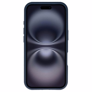 Silikoninen lite puhelinkuori iPhone 16 tummansininen