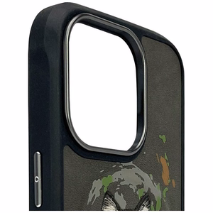Nimmy Wolf MagSafe Suojakuori iPhone 16 Pro Max:lle - tummanharmaa