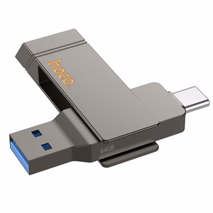 HOCO USB-muistitikku USB A + USB C UD15 64GB USB3.2