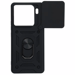 Slide Camera Armor Suojakuori Xiaomi 15 Pro 5G:lle musta