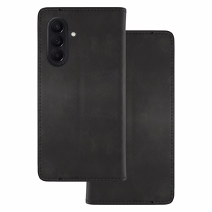 musta Smart Suede -suojakuori Samsung Galaxy A27 5G -laitteelle