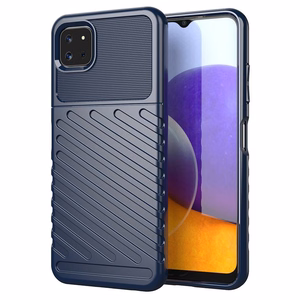 Thunder Case Joustava Kova Rugged Cover TPU asia Samsung Galaxy A22 5G sininen sininen
