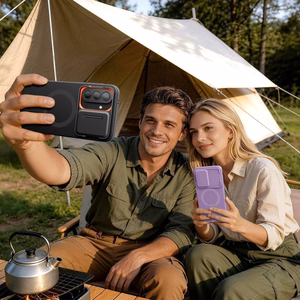 Tech-Protect Kevlar Aura MagSafe -suojakuori Samsung Galaxy A57 -mallille, violetti