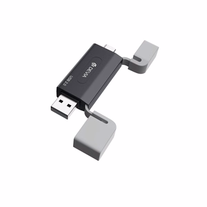 Devia kortinlukija 2in1 EL239 USB/USB-C 2.0 musta