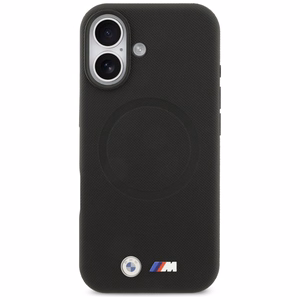 BMW M FW Metal Logo MagSafe Suojakuori iPhone 17:lle - musta