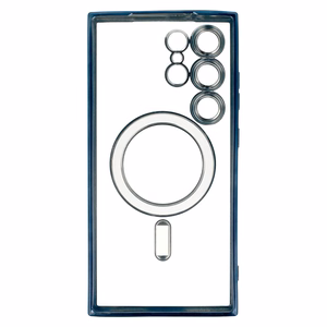 Metallic Magsafe Case for Samsung Galaxy S24 Ultra Blue