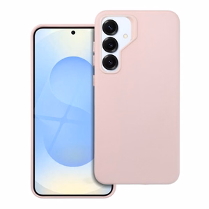 Nahkainen Mag Cover -suojakuori Samsung S25 PLUS:lle yhteensopiva MagSafen kanssa vaaleanpunainen