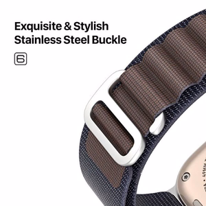 Dux Ducis GS nylon ranneke Apple Watch 42 / 44 / 45 / 49 mm:lle indigo
