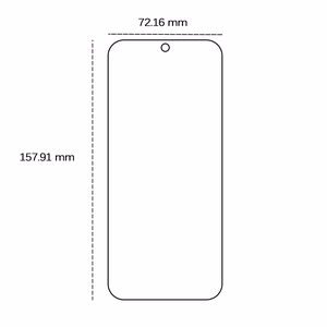 Tempered glass 2,5D for Google Pixel 9 Pro XL