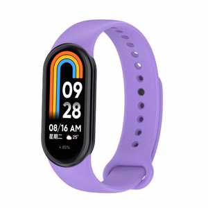 SILIKONIHIHNA MI BAND 8/M8 (4). VIOLETTI