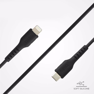 SBS TECABLELIGTC1K USB-C - Lightning Kaapeli 1m - musta