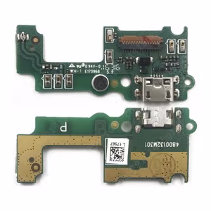 Charging Port Compatible With Huawei Y6 Pro (2015) With Flex / Silver HQ